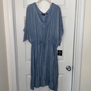 MLLE Gabrielle Dolman Sleeve Drawstring Waist Dress Size 1X